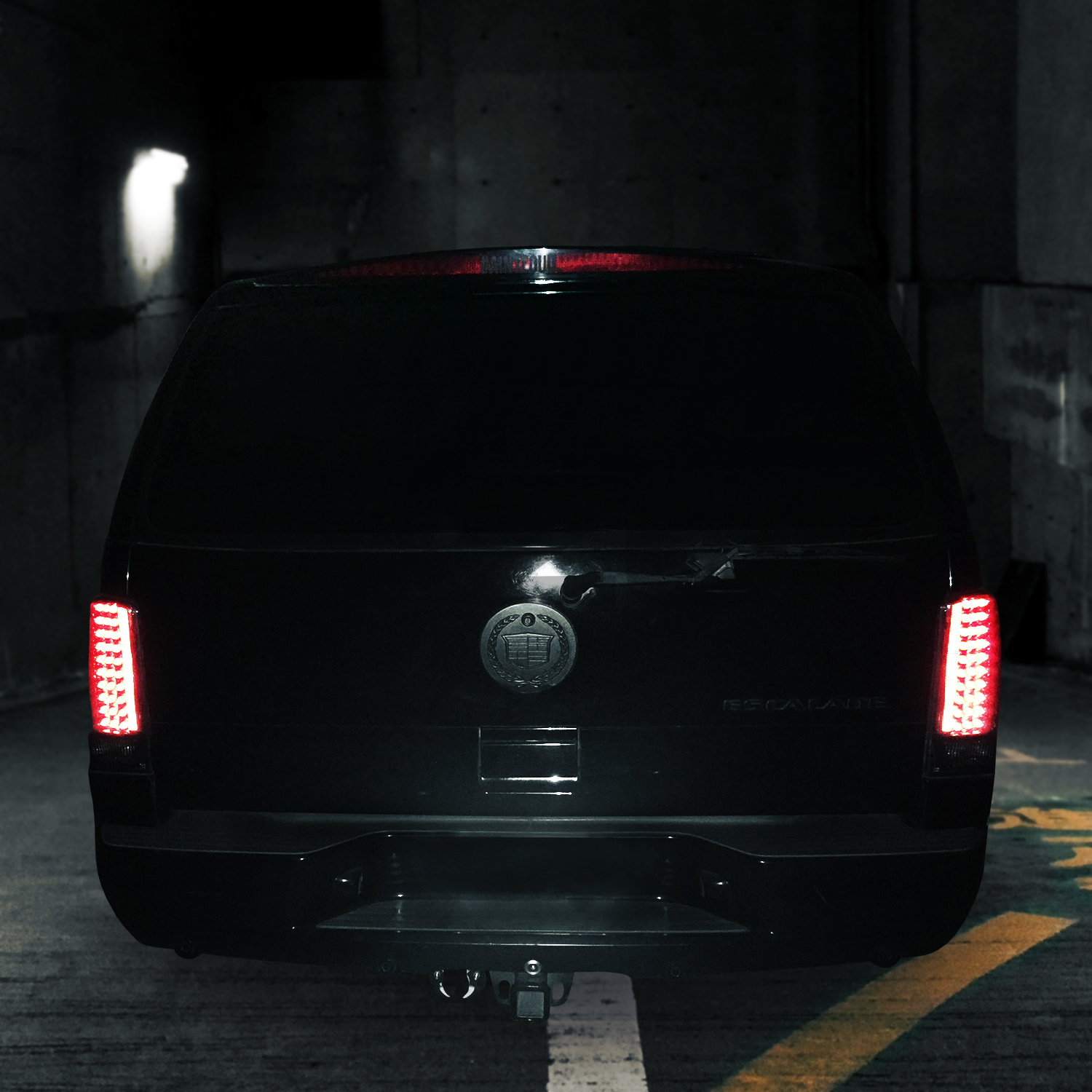 2002 2003 2004 2005 2006 LED Smoke Brake Tail Lights Pair For Cadillac